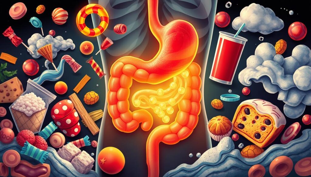 effects of sugar on digestion