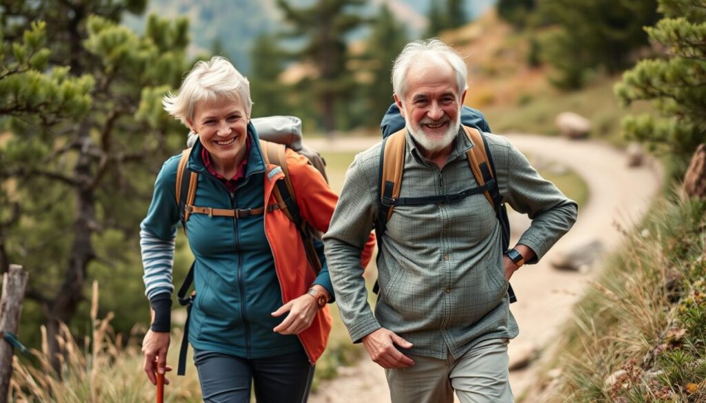 Couple adapting to life changes together
