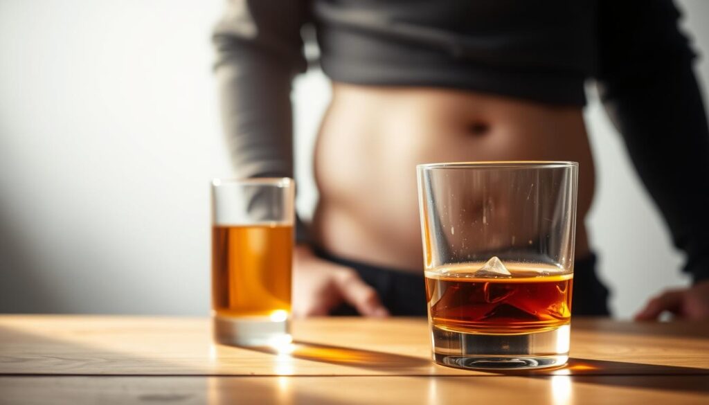 alcohol and belly fat