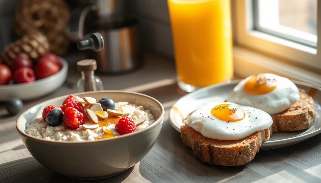 balanced breakfast for gut health