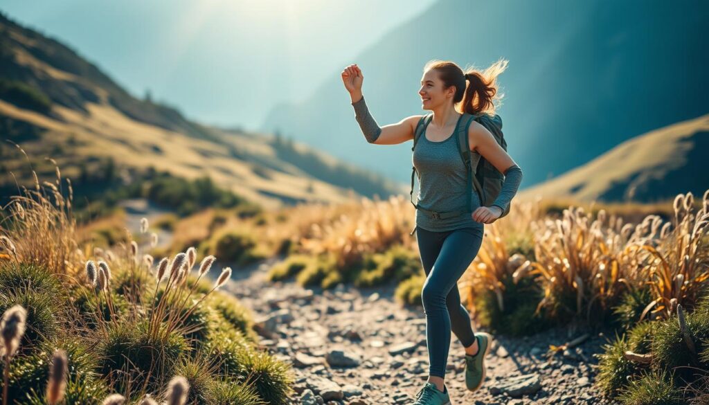 Person enjoying active lifestyle with renewed energy thanks to Mitolyn