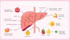 chart showing the liver