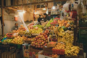 vibrant guanajuato market fruit stall display